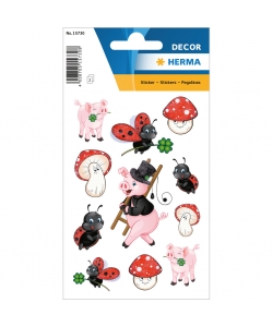 Sticker Decor Happy Brighter Glittery