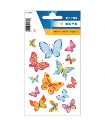 Sticker Decor Butterfly Time Glittery