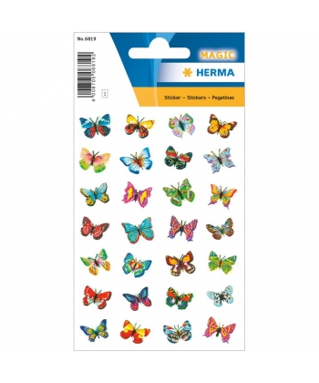Sticker Magic Butterflies Glittery