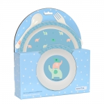 Plates And Cutlery Set Elephant