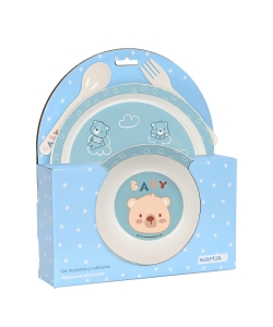 Plates And Cutlery Set Baby Bear