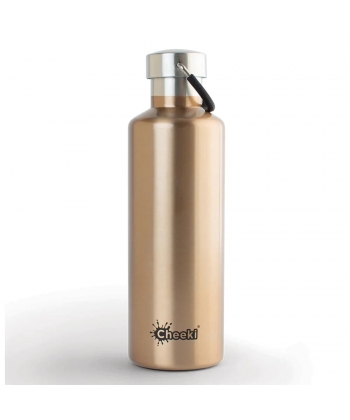 Water Bottle Cheeki Insulated Classic Bpa Free 600Ml Champag