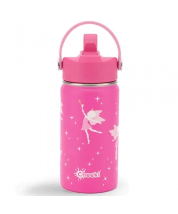 Water Bottle Cheeki Insulated Stainless Steel Bpa Free 400Ml