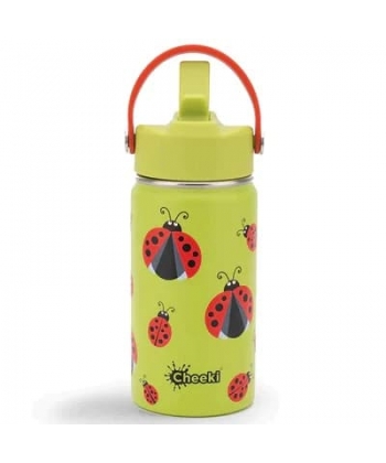 Water Bottle Cheeki Insulated Stainless Steel Bpa Free 400Ml