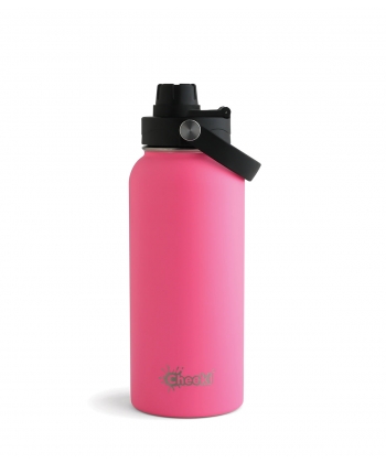 Water Bottle Cheeki Insulated Adventure Bpa Free 1L Magenta