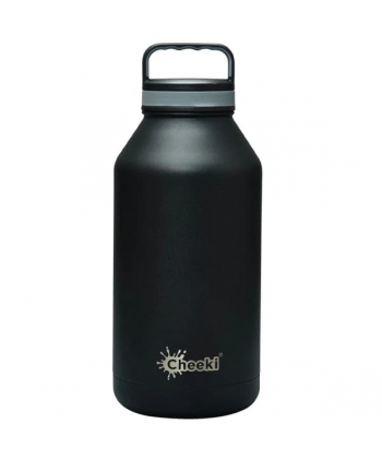 Water Bottle Cheeki Insulated Chiller Bpa Free 1.9L Black Ci