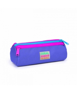 Pencil Case Kids Triangular 3 Compartiments Purple