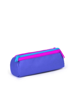 Pencil Case Kids Triangular 3 Compartiments Purple