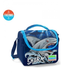 Lunch Bag Kids Shark Thermo