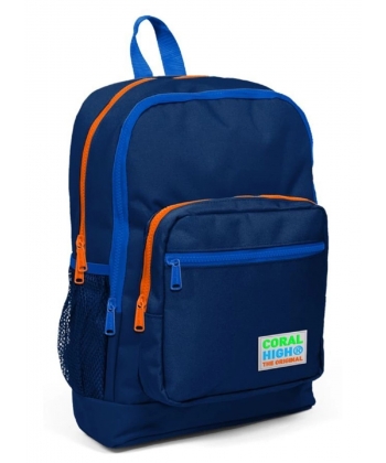 Backpack Kids Large Navy/Orange