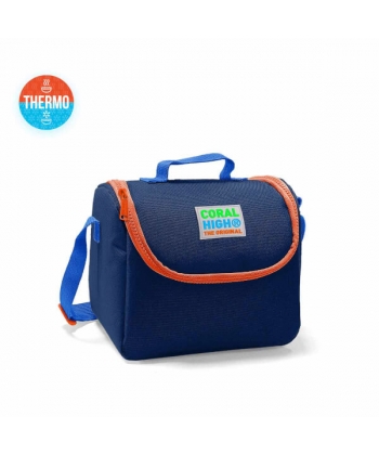 Lunch Bag Kids Thermo D.Blue/Coral