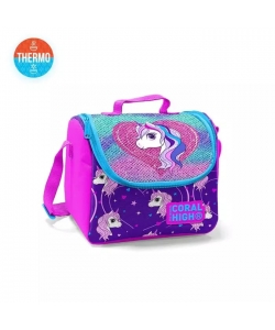 Lunch Bag Kids Unicorn Heart Thermo