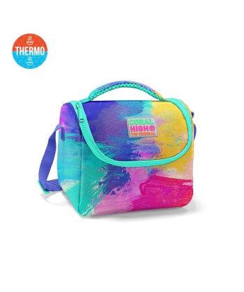 Lunch Bag Coral High Kids Tie Dye Purple Thermo 11738
