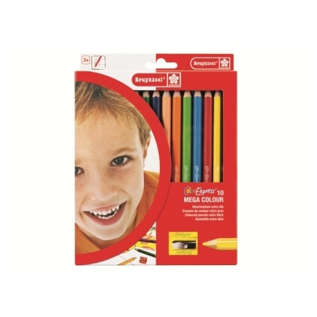 Colored Pencil Bruynzeel Mega Set 10 Colors 2105K10C