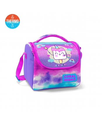Lunch Bag Coral High Kids Unicorn Ice Cream Thermo 11862