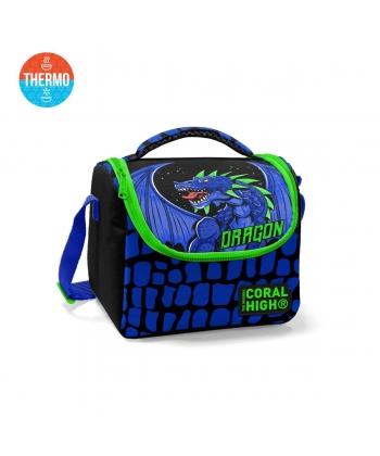 Lunch Bag Coral High Kids Dragon Thermo 11866