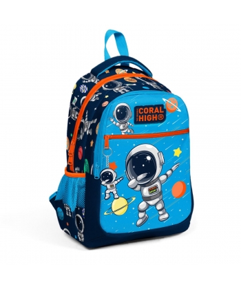 Backpack Coral High Kids Space Big Large 2 Comp. 23486