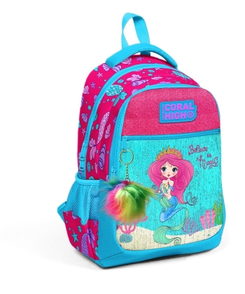 Backpack Coral High Kids Mermaid Believe In Magic Large 2 Co