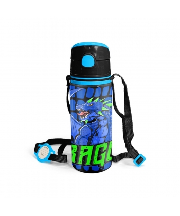 Water Bottle Coral High Stainless Steel 600Ml Dragon 11942