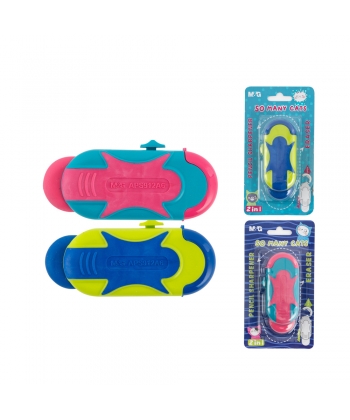 Sharpener And Eraser M&G So Many Cats 2In1 Aps912A6