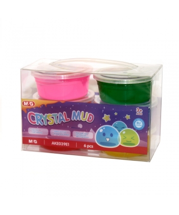 Crystal Mud Pvc M&G 6/Pack Ake039E1