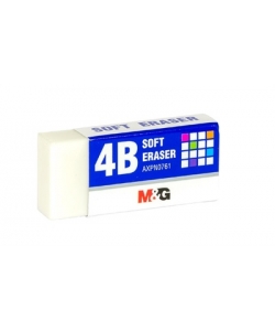 Eraser M&G 52X23X11Mm Soft White Axpn0761