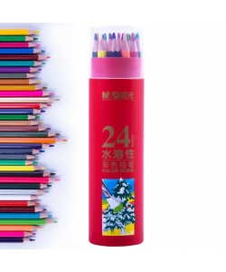 Colored Pencil Aquarelle M&G 24/Pack Awp36810