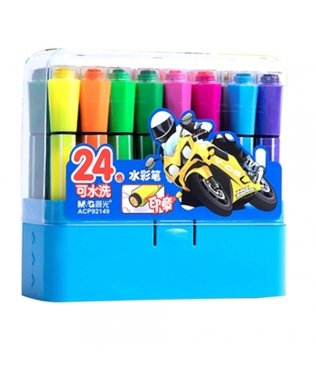 Marker M&G Washable Hexagon 24/Pack Acp92149