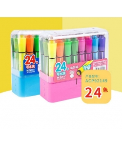 Marker M&G Washable Hexagon 24/Pack Acp92149