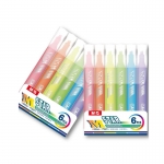 Highlighter M&G 6/Pack Triangle Jumbo Assorted Ahmv7671