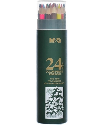 Colored Pencil M&G 24/Tube Awp34361