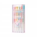 Highlighter M&G Retractable 6/Pack Pastel Assorted Ahm27305