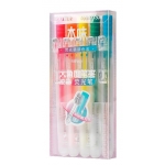 Highlighter M&G Retractable 6/Pack Neon Assorted Ahm27306