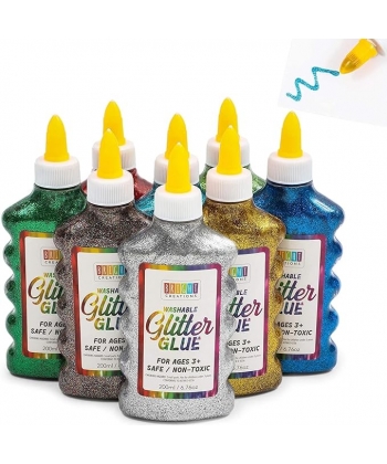 Glitter Glue M&G 8/Pack Agp13174