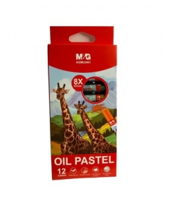 Oil Pastel M&G Round Shape 12/Pack Agmu3401