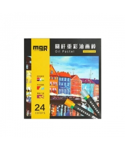 Oil Pastel M&G Round Shape 24/Pack Zgm91134