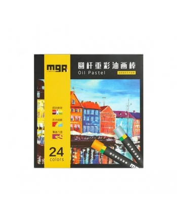 Oil Pastel M&G Round Shape 24/Pack Zgm91134