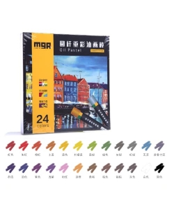Oil Pastel M&G Round Shape 24/Pack Zgm91134