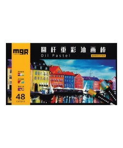 Oil Pastel M&G Round Shape 48/Pack Zgm91136