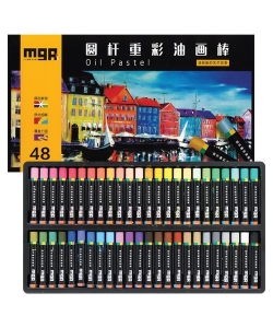 Oil Pastel M&G Round Shape 48/Pack Zgm91136