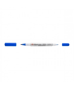 Permanent Marker Sakura Identi Pen Twin Point Blue Xyk-T 36