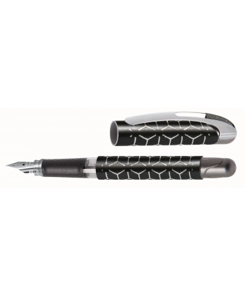 Pen Fountain Online College Ii Black Style Silver M 12510
