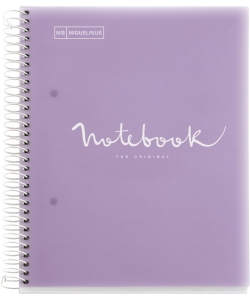 Notebook Mr Emotions A5 Ruled 5Sub 120Sh 90G Pp Spiral Laven