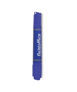 Marker Permanent Flexoffice Chisel Double Black Fo-Pm04