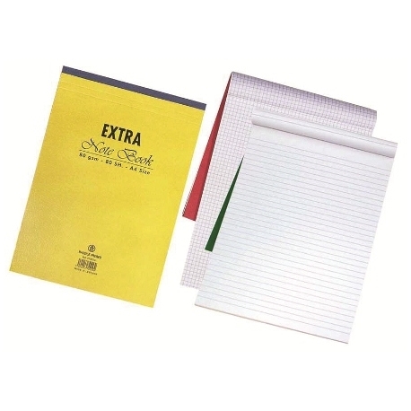 Writing Pad Bassiles Freres Extra 370025 A4 80gm 80 Sheets Lines