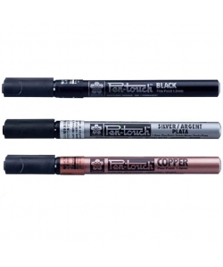 Permanent Marker Sakura Pen-Touch 1.0 Fine Black Xpmka 49