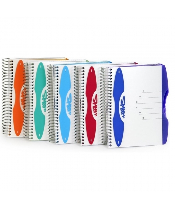 Notebook Mintra A4 Seyes 192Sh 70G 6Sub Spiral Smooth 92162