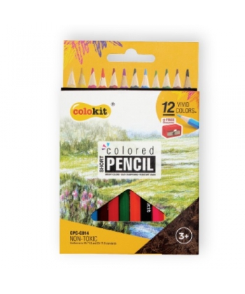 Colored Pencil Flexoffice Colokit Short 12/Pack Cpc-C014