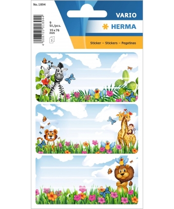 Name Tags Herma Jungle 1894