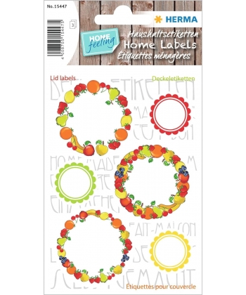 Name Tags Herma Kitchen Labels For Lid New Look Fruit 15447